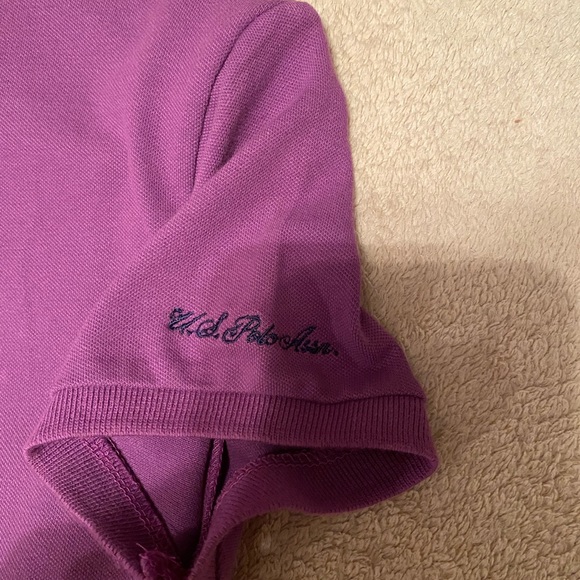 U.S. Polo Assn. Purple classic polo t-shirt, medium, NWT - Picture 4 of 6